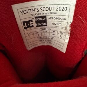 DC Youth's Scout 2020 Red Boots